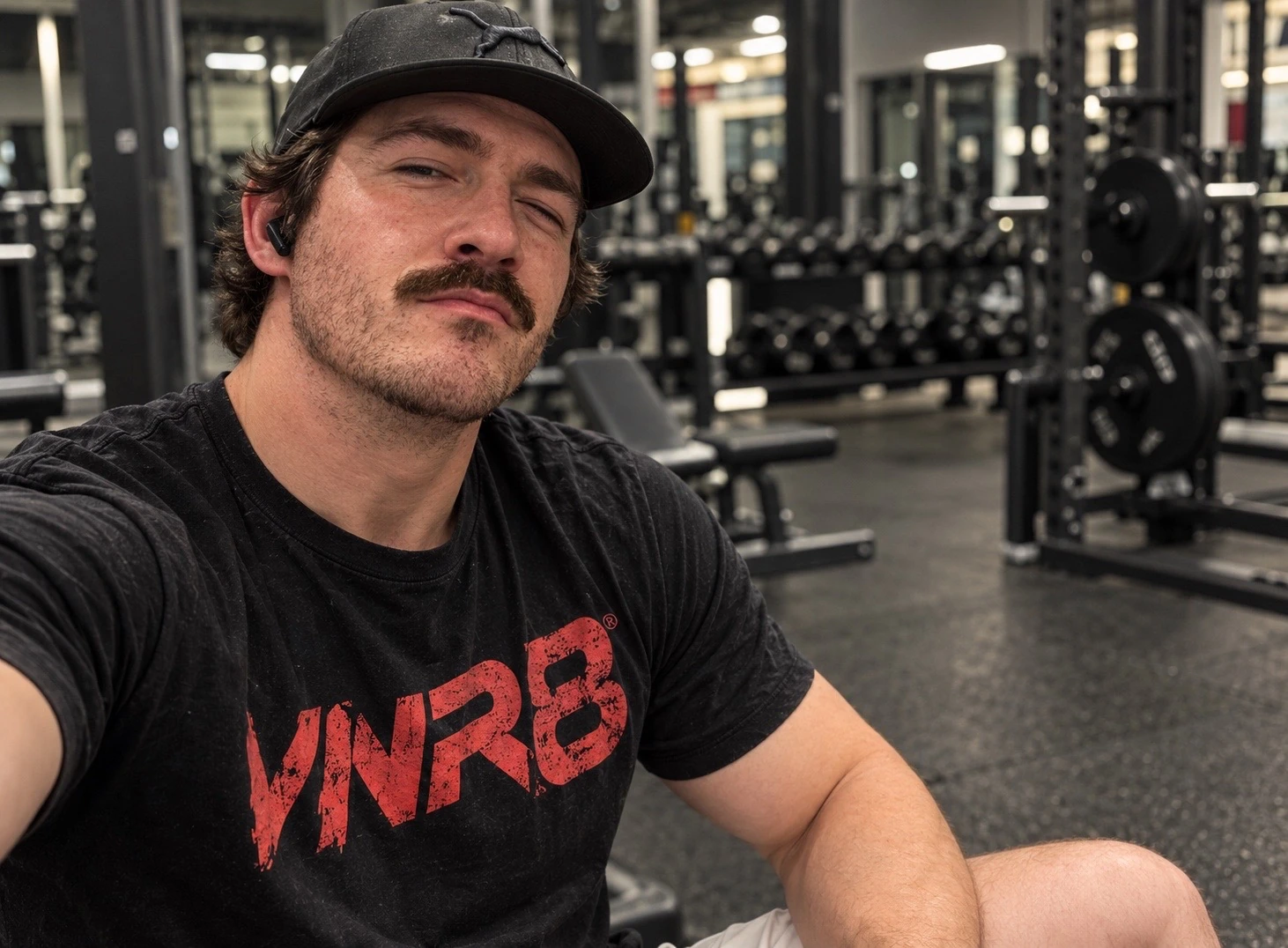 Coach Darian in a strength-training environment.